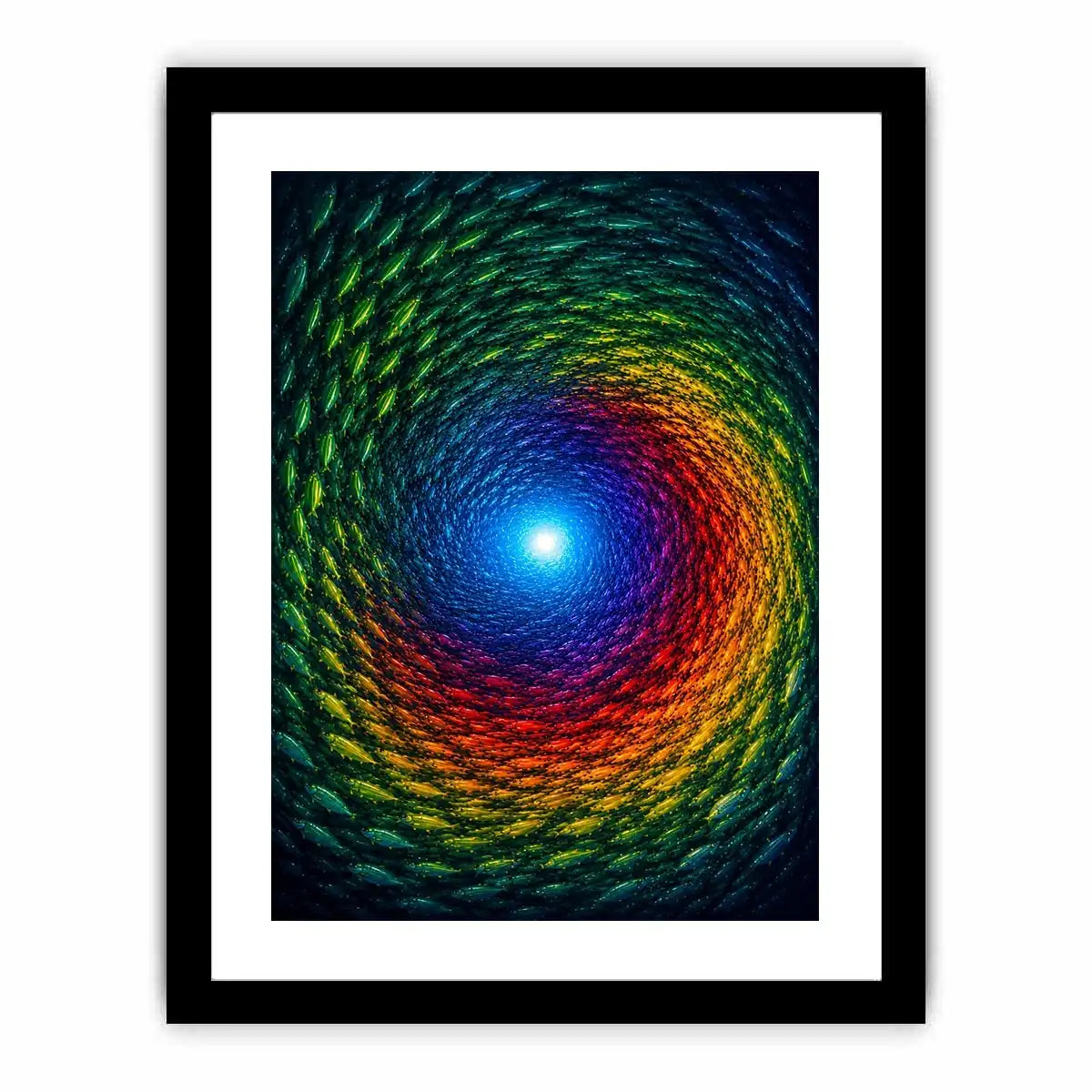   colorful fish canvas art modern decor