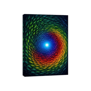  colorful fish canvas art modern decor