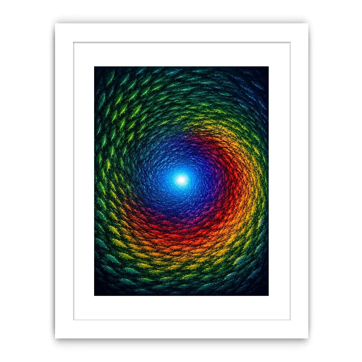   colorful fish canvas art modern decor