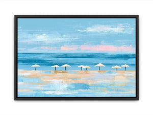 coastal beach umbrella canvas modern decor