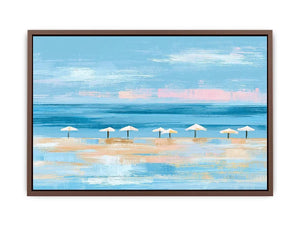 coastal beach umbrella canvas modern decor