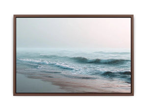 minimal ocean wave canvas bedroom decor