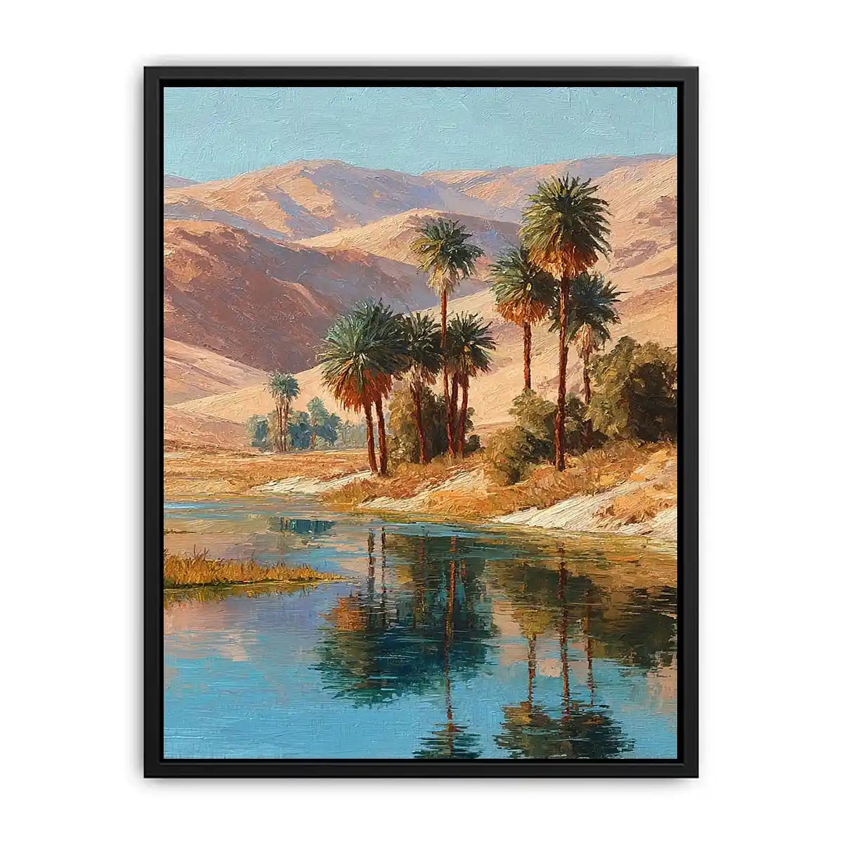 oasis palm landscape canvas