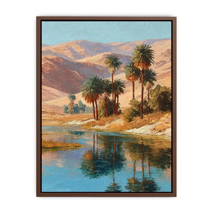 oasis palm landscape canvas