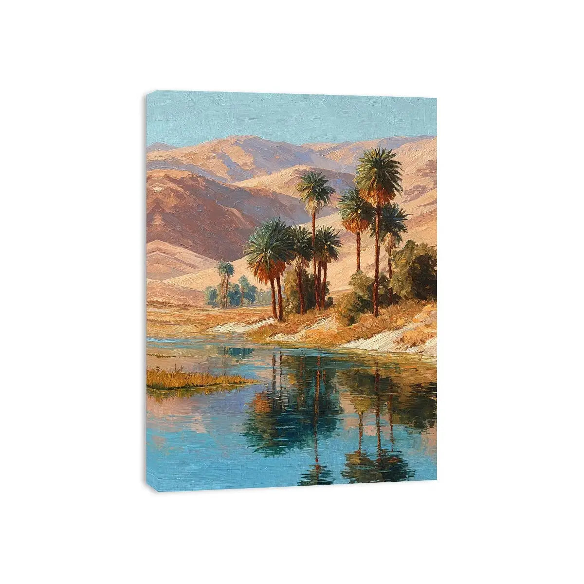 oasis palm landscape canvas