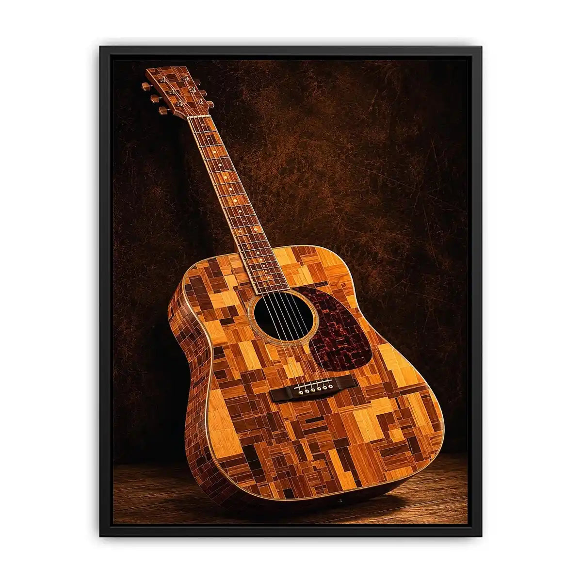 acoustic guitar music canvas art