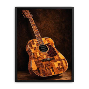 acoustic guitar music canvas art
