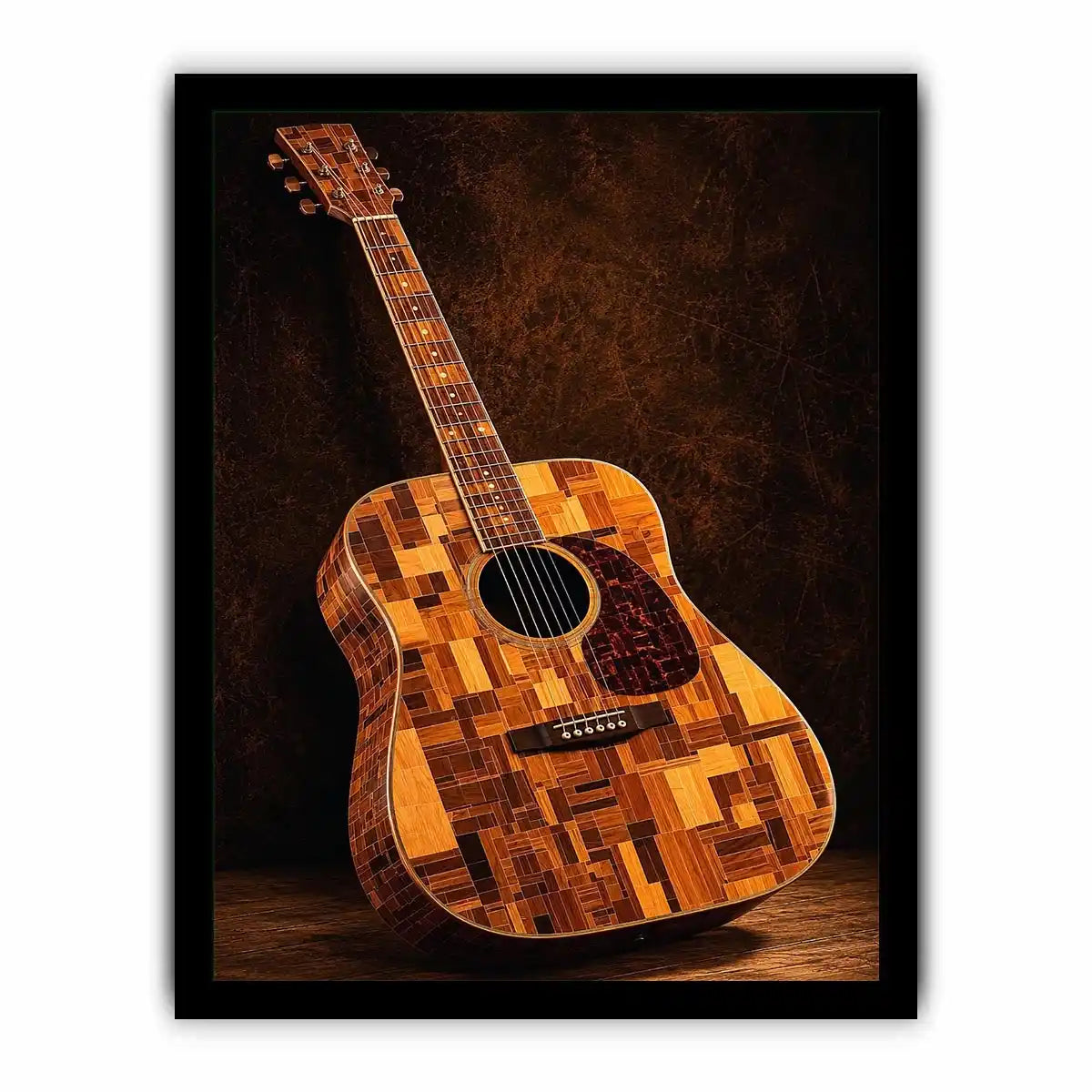 acoustic guitar music canvas art