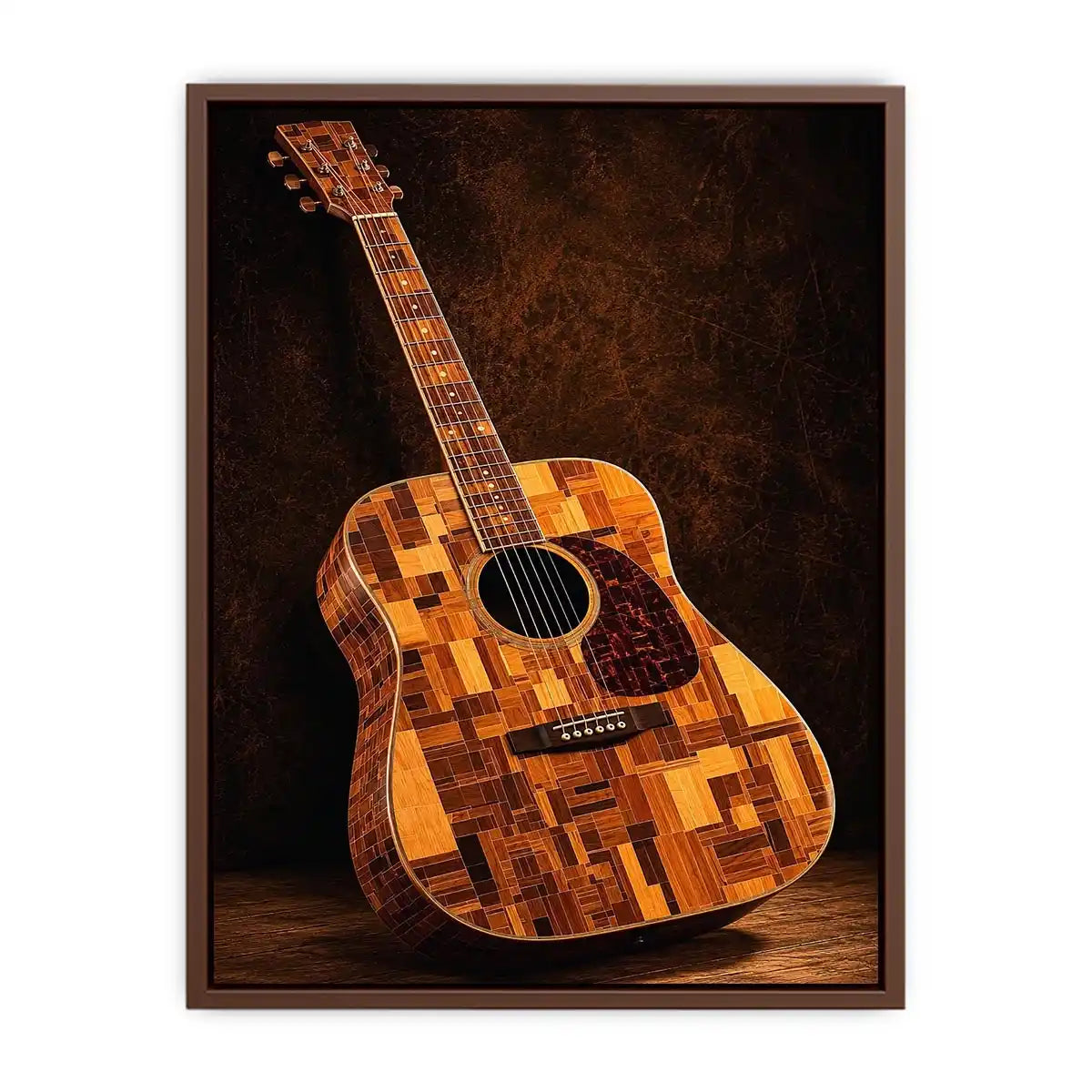 acoustic guitar music canvas art