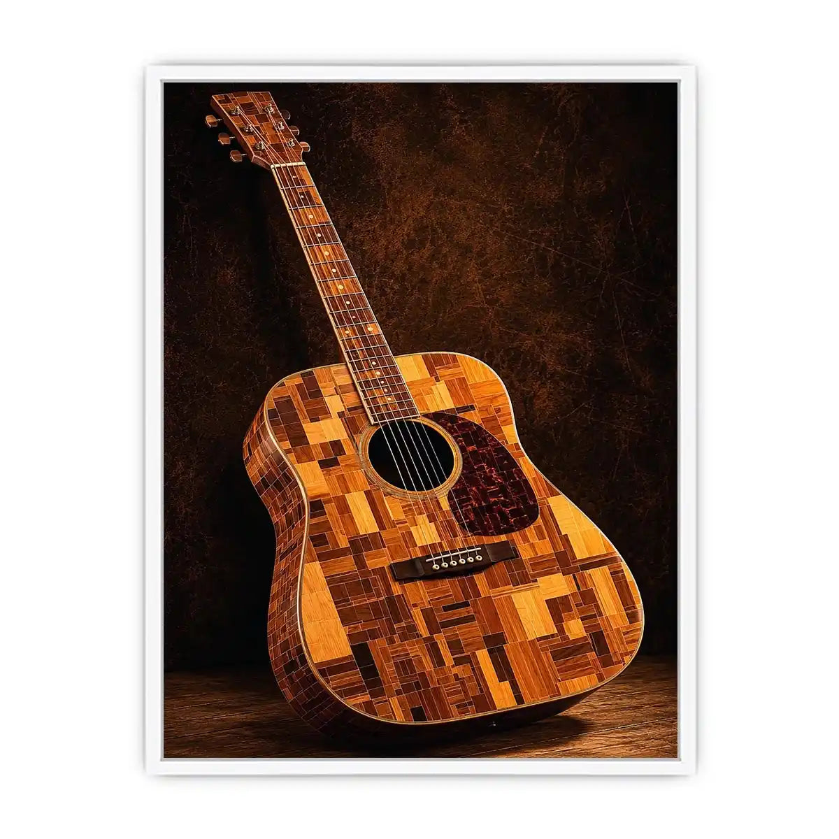 acoustic guitar music canvas art