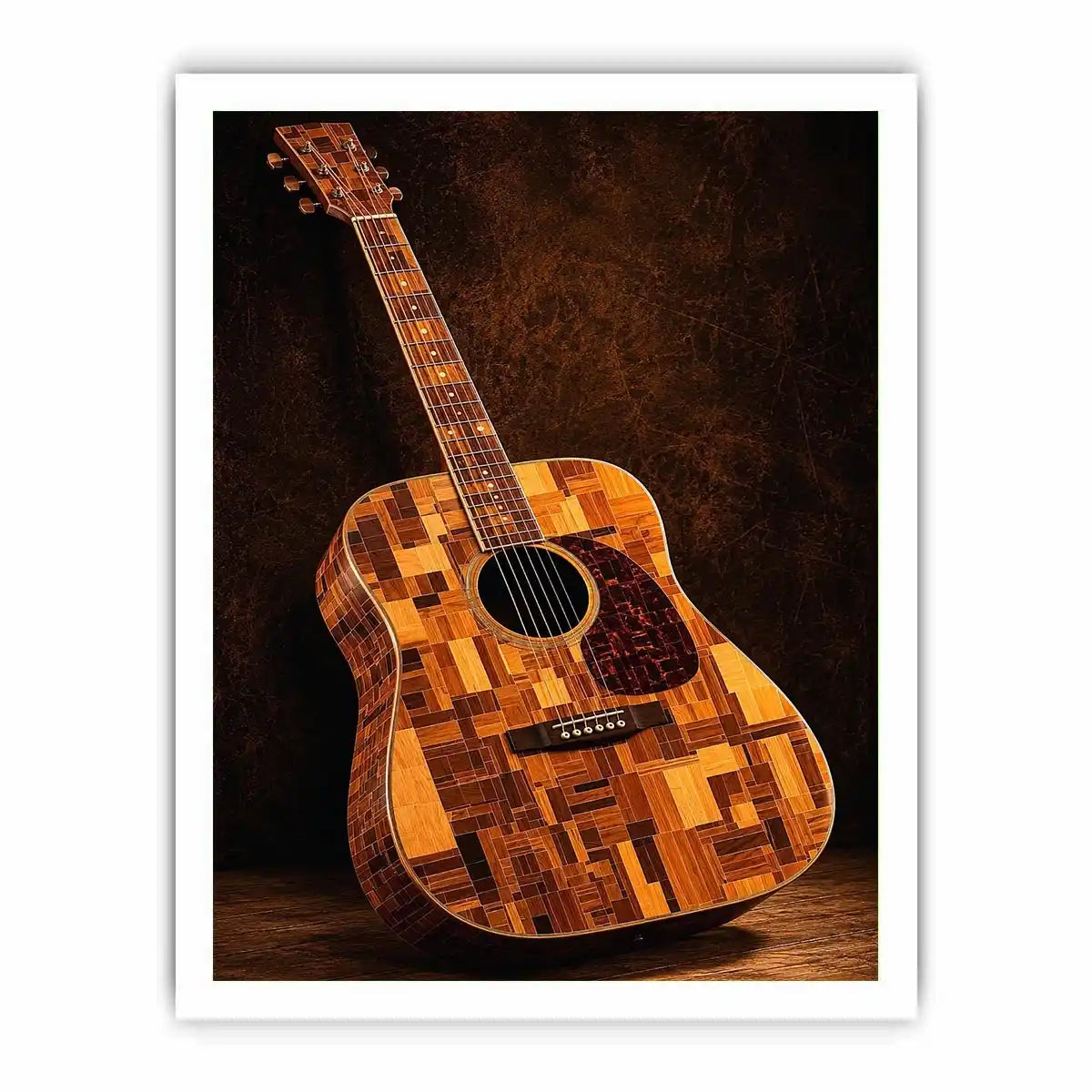 acoustic guitar music canvas art