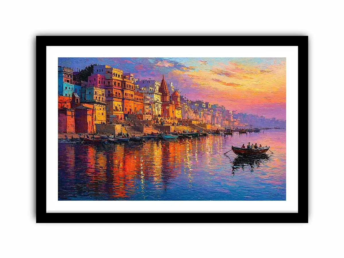 river city canvas print