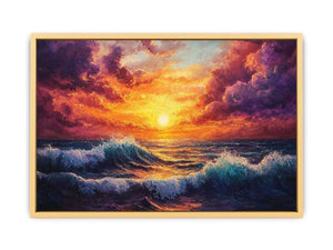 Sunset Canvas Painting 