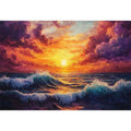 Sunset Oil Painting