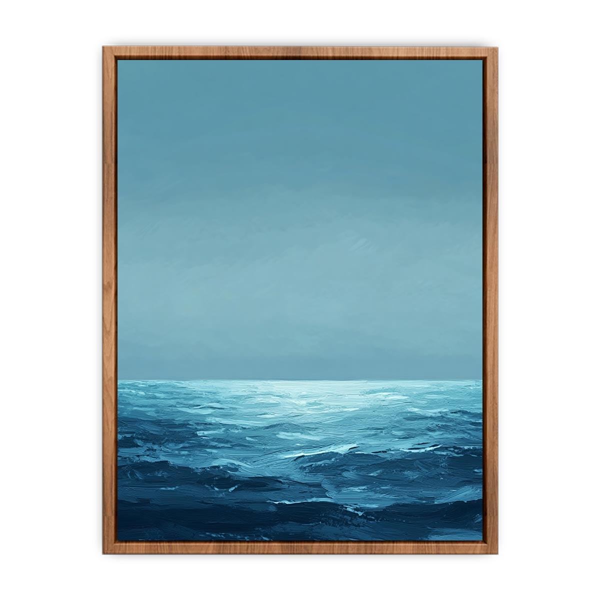 Clam Ocean Canvas Painting 
