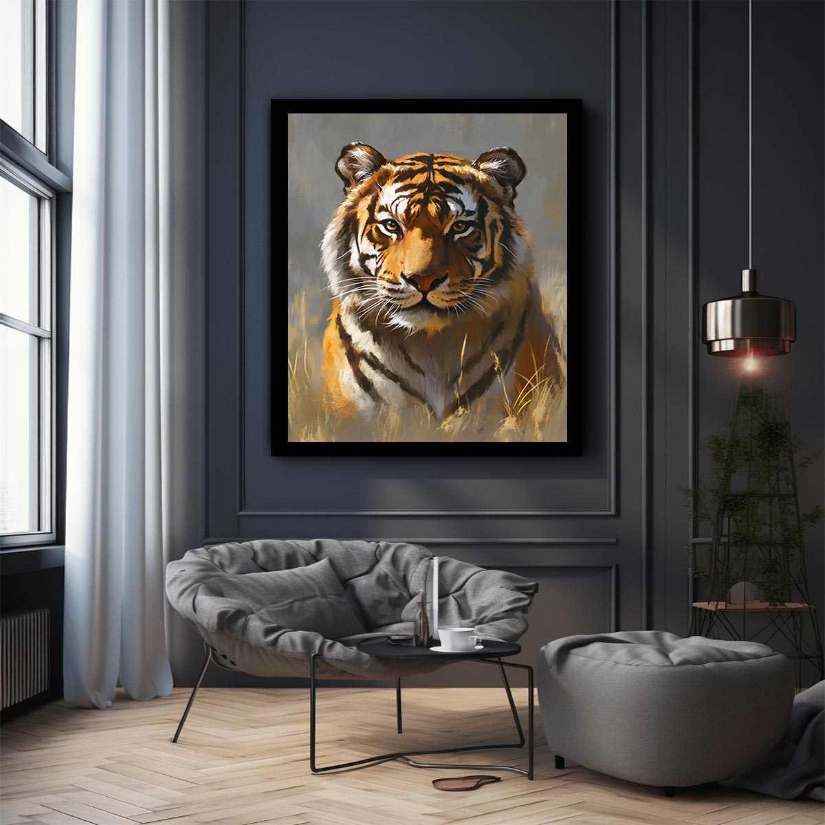 Leopard Canvas Painting 