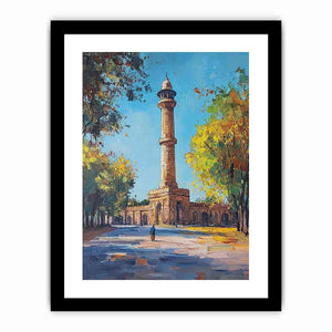 Qutub Minar Canvas Painting 