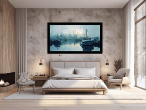 Harbor Painting 
