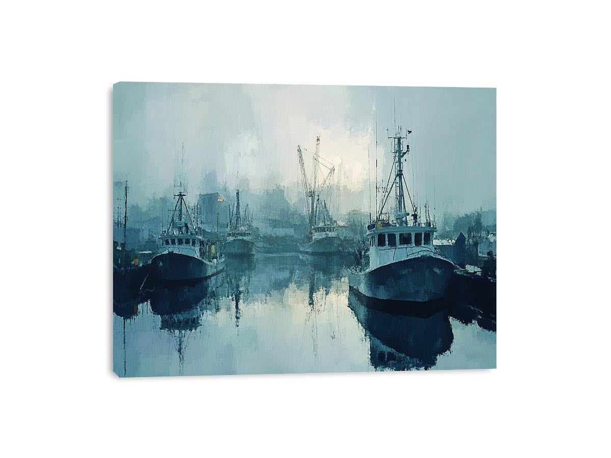 Harbor Canvas Painting 