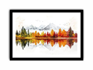 Autum Trees Canvas Painting 