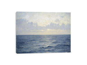 Minimalistic Horizon Canvas Painting 