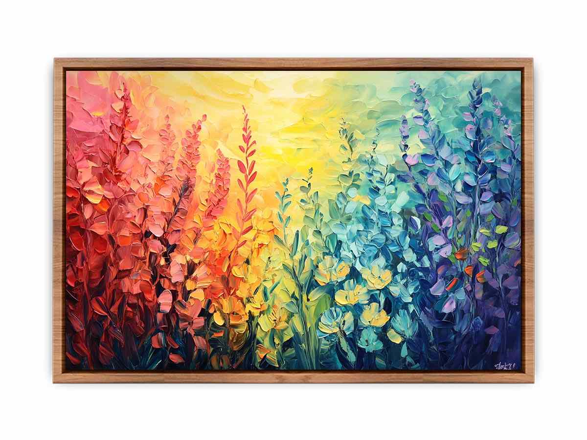 Wild Flowers Canvas Painting 