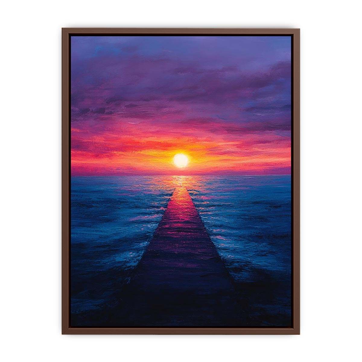 Jetty Canvas Painting 