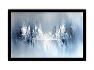 Shades Of White Canvas Painting 