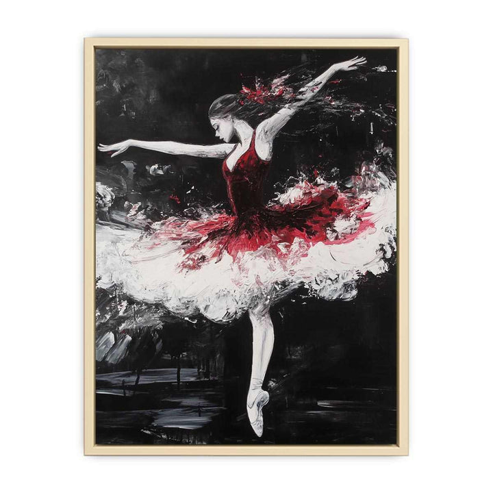 Ballerina Canvas Painting 