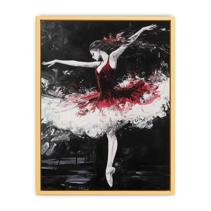 Ballerina Canvas Painting 