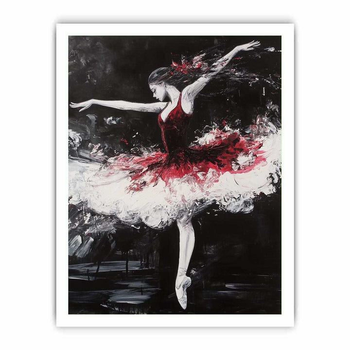 Ballerina Canvas Painting 