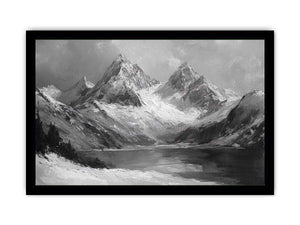 Mountians Canvas Painting 