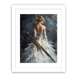 Lady Justice Canvas Painting 