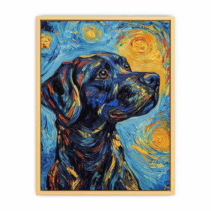 Dog Canvas Painting 
