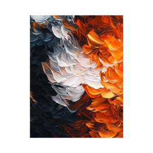 Orange Accents Oil Painting 