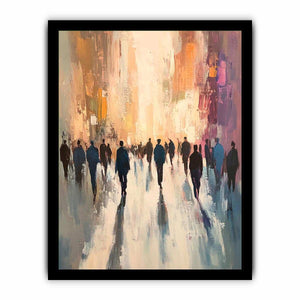 Passersby Canvas Painting 