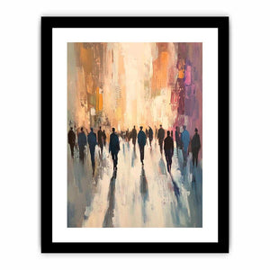 Passersby Canvas Painting 