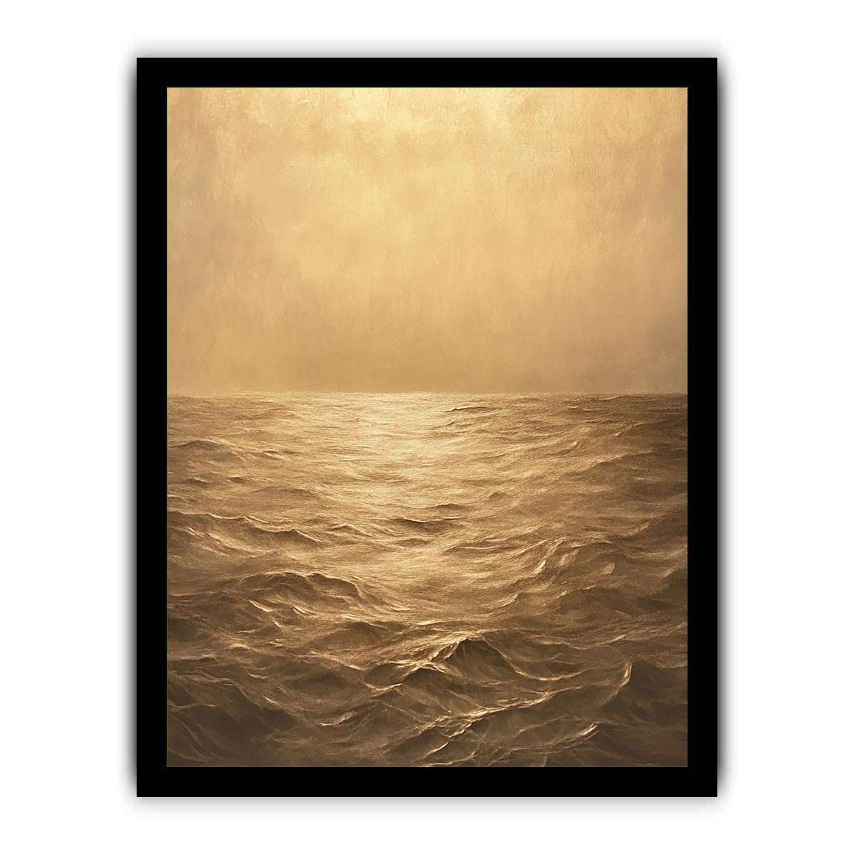 Amber ocean Canvas Painting 