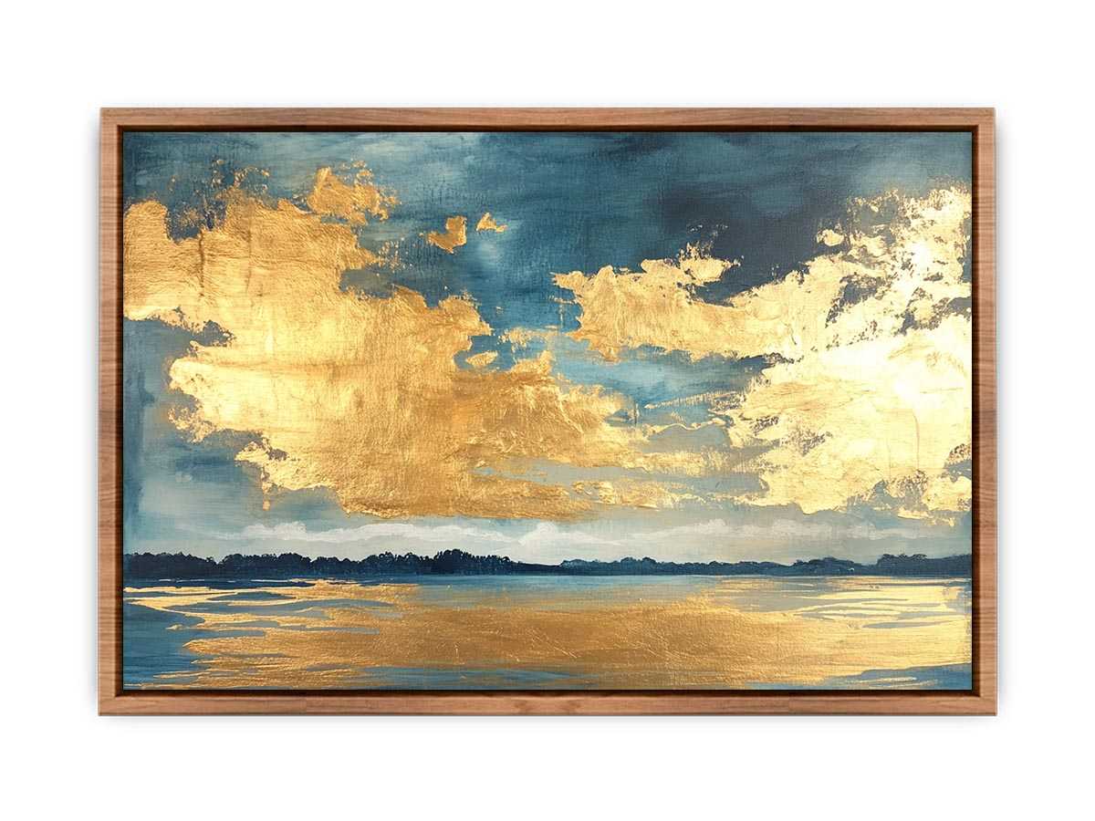 Gold Beach Canvas Painting 