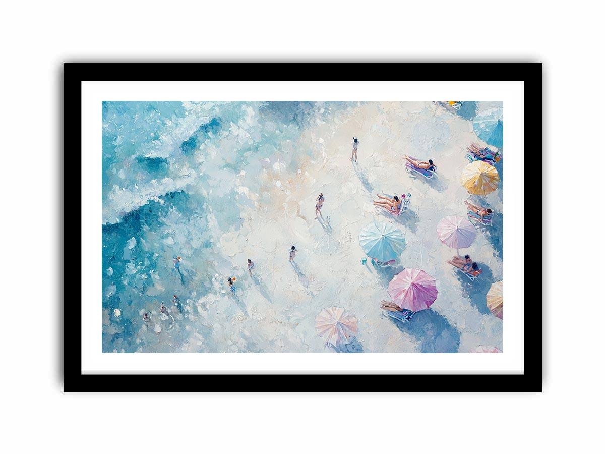 Footprints in the Sand Canvas Painting 