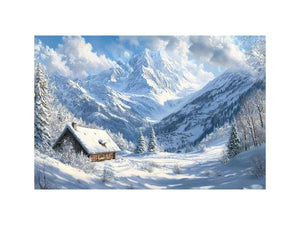 Siss Mountain Oil Painting 