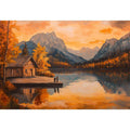 Cozy House Oil Painting 
