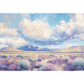 A Soft Symphony of Clouds and Bloom Oil Painting 