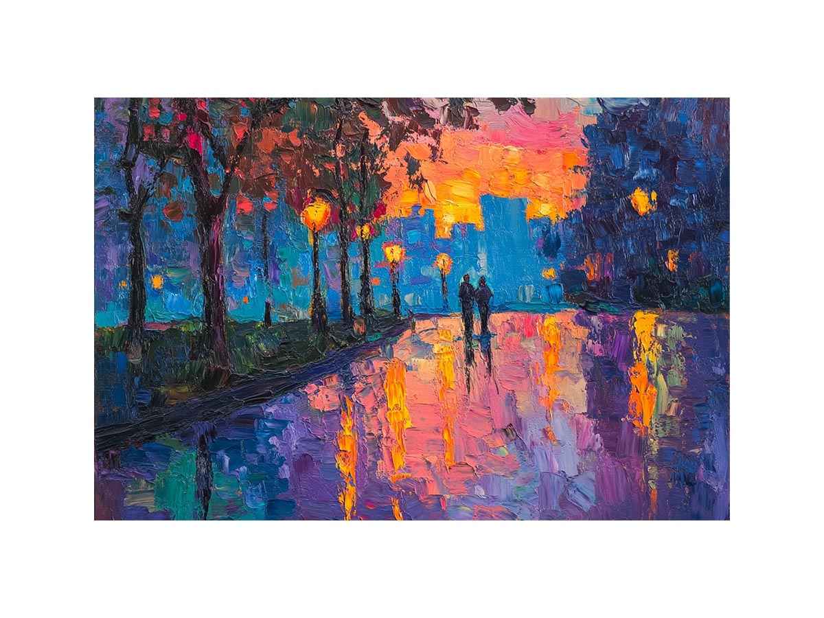 Steps in Harmony Oil Painting 