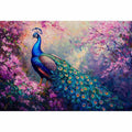 Magestic Peacock  Oil Painting 