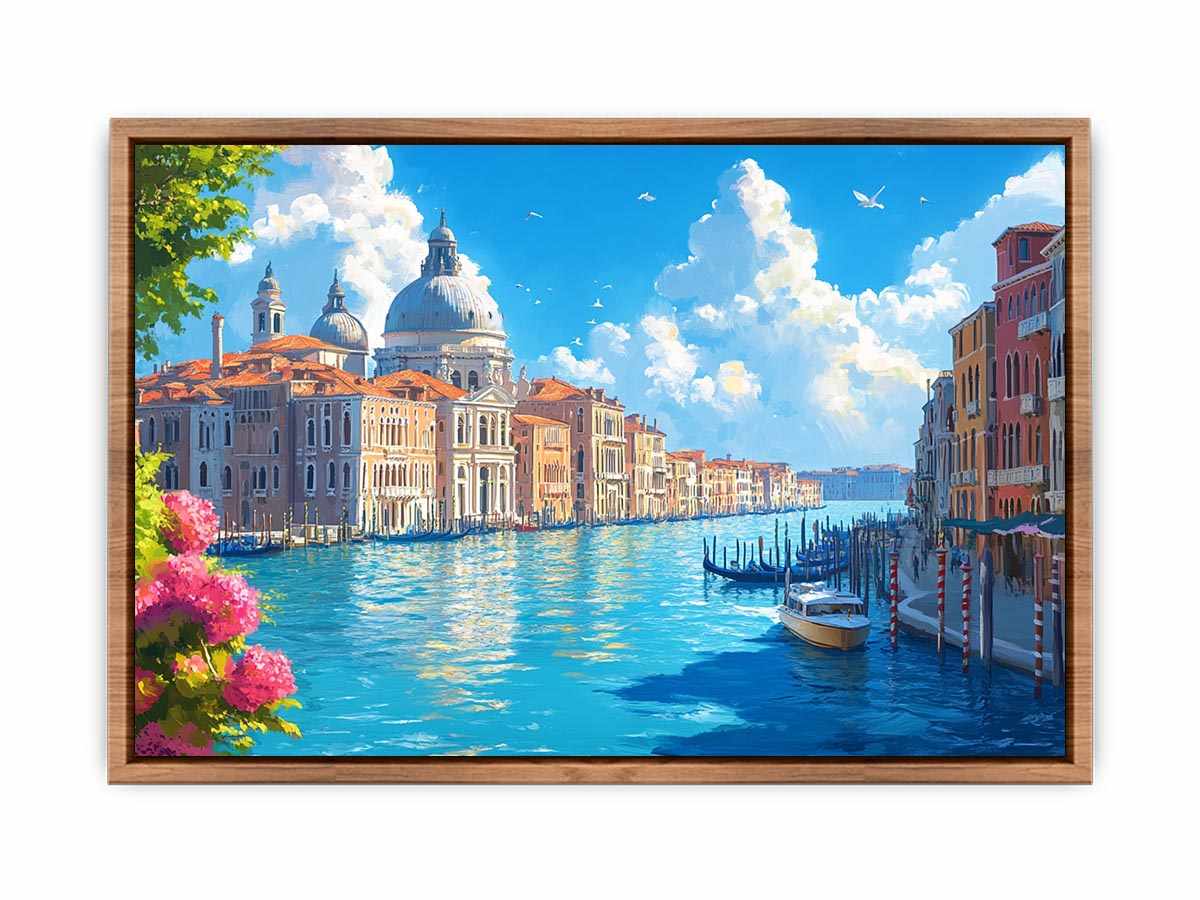 To a Land of Wonders Canvas Painting 