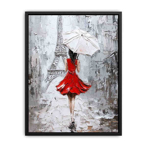 Paris  Walk Canvas Painting 