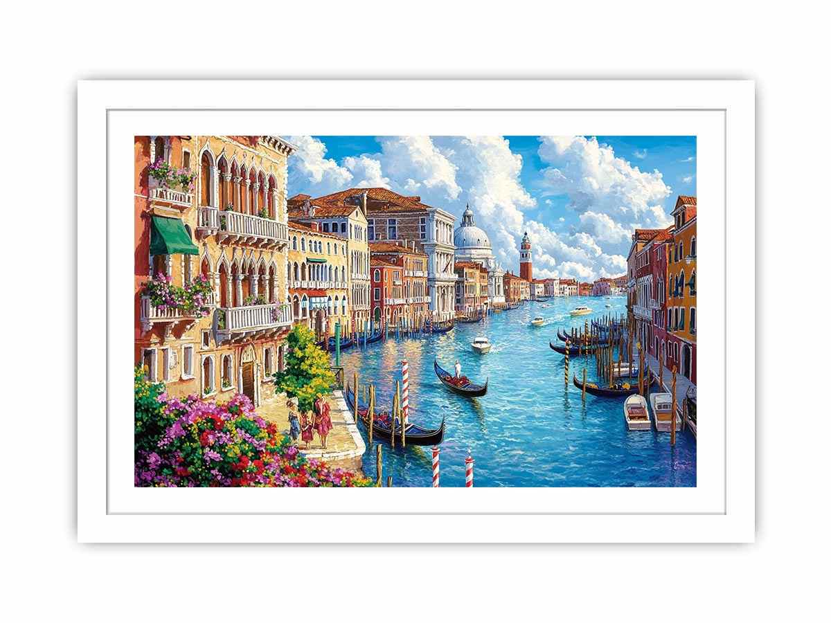 Grand Canal Canvas Painting 