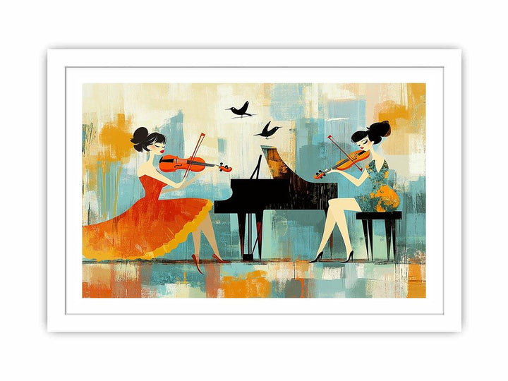 Fiddle Canvas Painting 