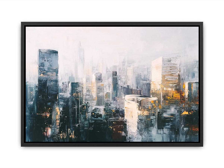 Cityscape Canvas Painting 